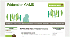 Desktop Screenshot of federationgams.org